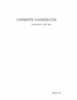 Indesit WDFI12 Owner'S Handbook preview