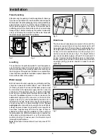 Preview for 10 page of Indesit WG1033TG Instructions For Installation And Use Manual