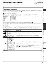 Preview for 19 page of Indesit WI 105 Instructions For Use Manual