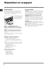 Предварительный просмотр 20 страницы Indesit WI 122 Instructions For Use Manual