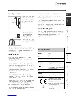 Предварительный просмотр 3 страницы Indesit WI 62 Instructions For Use Manual