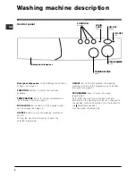 Предварительный просмотр 4 страницы Indesit WI142 User Manual