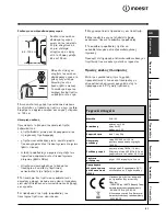 Preview for 51 page of Indesit WIA 102 Instructions For Use Manual