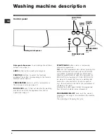 Preview for 6 page of Indesit WIA101UK Instructions For Use Manual