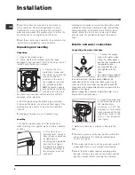 Предварительный просмотр 2 страницы Indesit WIDE127 Instructions For Use Manual