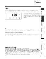 Предварительный просмотр 7 страницы Indesit WIDE127 Instructions For Use Manual