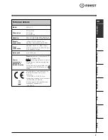 Preview for 5 page of Indesit WIDL 102 Instructions For Use Manual