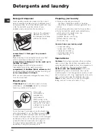 Preview for 10 page of Indesit WIDL 102 Instructions For Use Manual