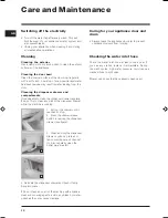 Preview for 10 page of Indesit WIDXXL 146 Instruction Booklet