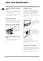 Preview for 10 page of Indesit WIL 1000 OT Instructions For Use Manual