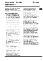 Preview for 45 page of Indesit WIL 1000 OT Instructions For Use Manual