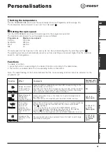 Preview for 31 page of Indesit WIL 125 X Instructions For Use Manual