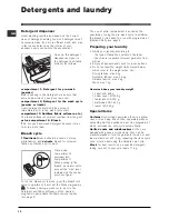 Preview for 10 page of Indesit WIL 143 S Instructions For Use Manual