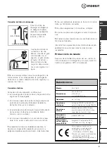 Preview for 3 page of Indesit WIL 145 X Instructions For Use Manual