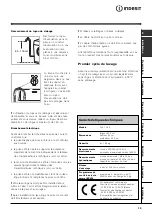 Preview for 15 page of Indesit WIL 145 X Instructions For Use Manual