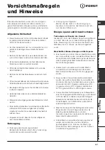 Preview for 57 page of Indesit WIL 145 X Instructions For Use Manual