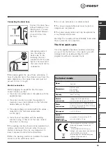 Preview for 15 page of Indesit WIL 145 Instructions For Use Manual