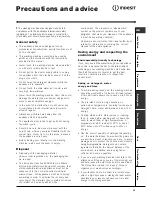 Preview for 11 page of Indesit WIL 163 Instructions For Use Manual