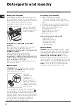 Preview for 20 page of Indesit WIL 81 Instructions For Use Manual