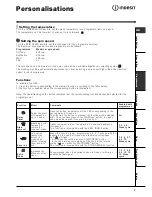 Предварительный просмотр 7 страницы Indesit WIL 82 Instruction Manual