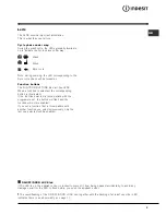 Preview for 5 page of Indesit WIN 101 Instructions For Use Manual