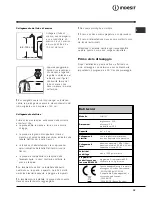 Preview for 15 page of Indesit WIN 101 Instructions For Use Manual