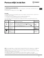 Preview for 19 page of Indesit WIN 122 Instructions For Use Manual