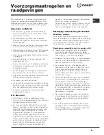 Preview for 21 page of Indesit WIN 122 Instructions For Use Manual