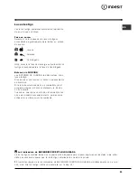 Preview for 29 page of Indesit WIN 122 Instructions For Use Manual