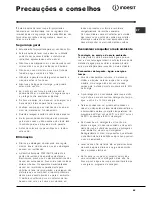 Preview for 45 page of Indesit WIN 122 Instructions For Use Manual