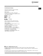 Preview for 17 page of Indesit WIN 70 Instructions For Use Manual