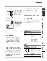 Preview for 27 page of Indesit WISE 127 X Instructions For Use Manual