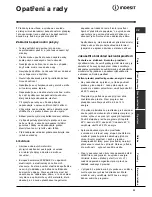 Preview for 33 page of Indesit WISE 127 X Instructions For Use Manual