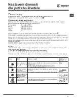 Предварительный просмотр 31 страницы Indesit WITL 1001 Instructions For Use Manual