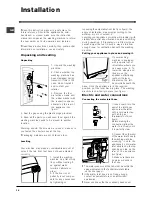 Предварительный просмотр 14 страницы Indesit WITL 105 Instructions For Use Manual