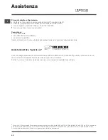 Предварительный просмотр 48 страницы Indesit WITL 1051 Instructions For Use Manual