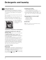 Preview for 10 page of Indesit WITL 1061 Instructions For Use Manual