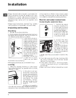 Предварительный просмотр 2 страницы Indesit WITL 125 Instructions For Use Manual