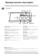 Preview for 4 page of Indesit WITL 85 Instructions For Use Manual