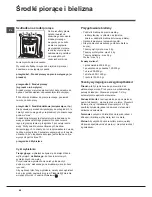 Preview for 68 page of Indesit WITL 85 Instructions For Use Manual