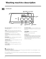 Preview for 4 page of Indesit WITL 86 Instructions For Use Manual