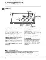 Preview for 40 page of Indesit WITL 86 Instructions For Use Manual