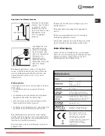 Preview for 3 page of Indesit WITP 102 Instruction Manual