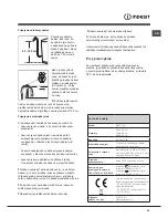 Предварительный просмотр 39 страницы Indesit WITP 1021 Instructions For Use Manual