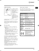 Preview for 39 page of Indesit WIXXL 126 Instruction Booklet