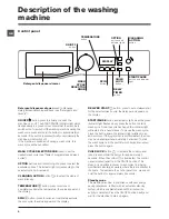 Предварительный просмотр 6 страницы Indesit WMG 622 Instructions For Use Manual