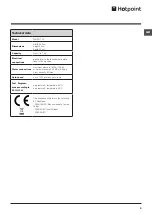 Preview for 5 page of Indesit WMPG 742 Instructions For Use Manual