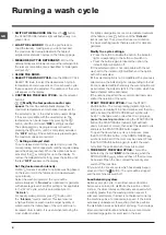 Preview for 8 page of Indesit WMPG 742 Instructions For Use Manual