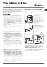 Preview for 11 page of Indesit WMUD 843 Instructions For Use Manual