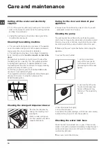 Preview for 12 page of Indesit WMUD 843 Instructions For Use Manual